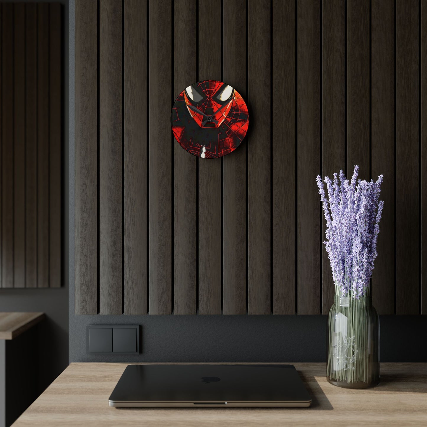 Spider-Man Acrylic Wall Clock