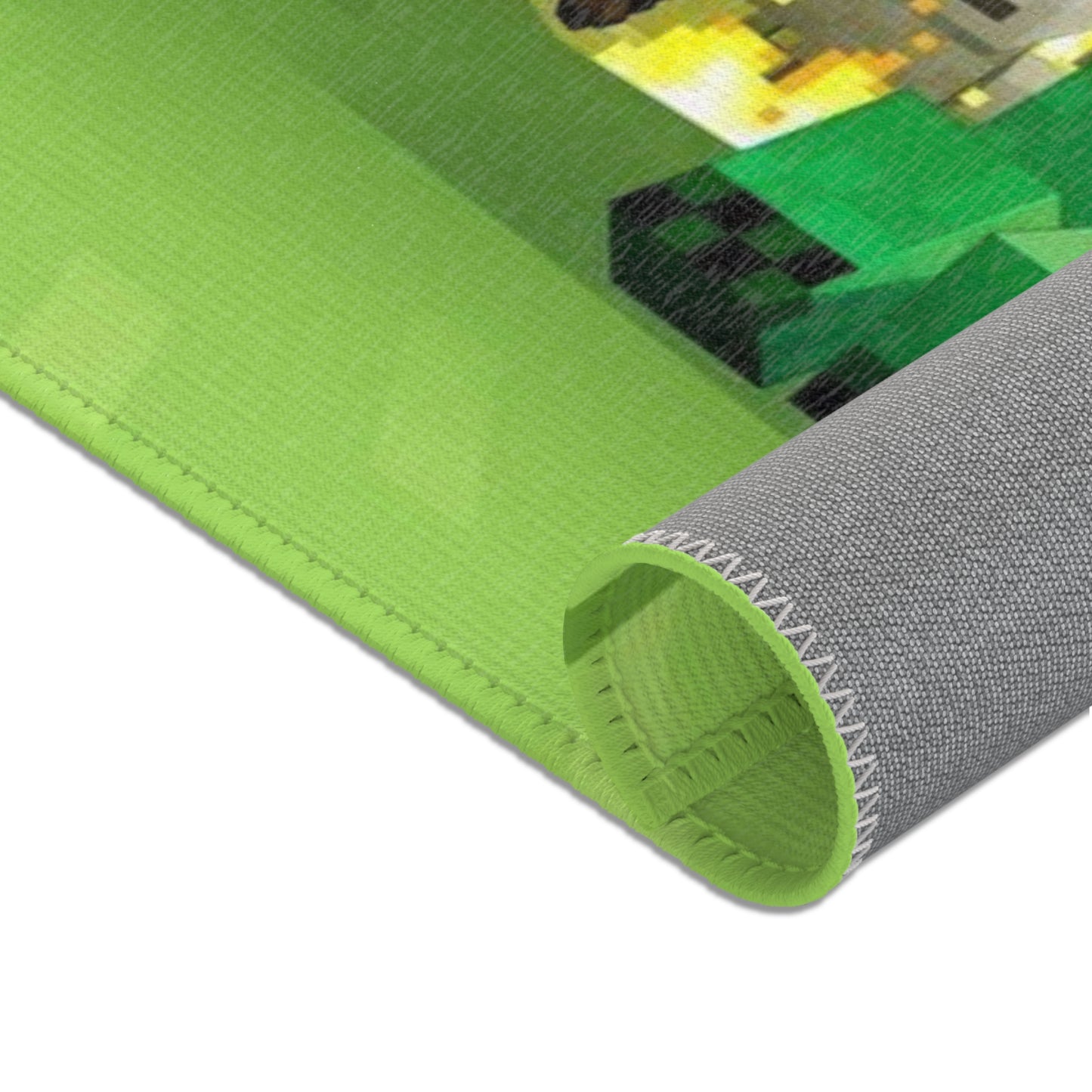 Minecraft-Themed Area Rug for Gamers