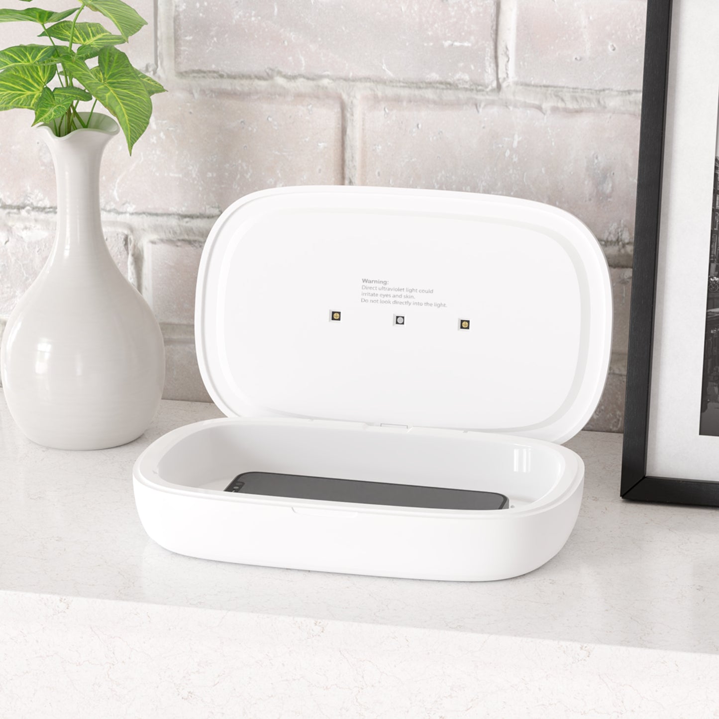 H2k MC UV Phone Sanitizer & Wireless Charger