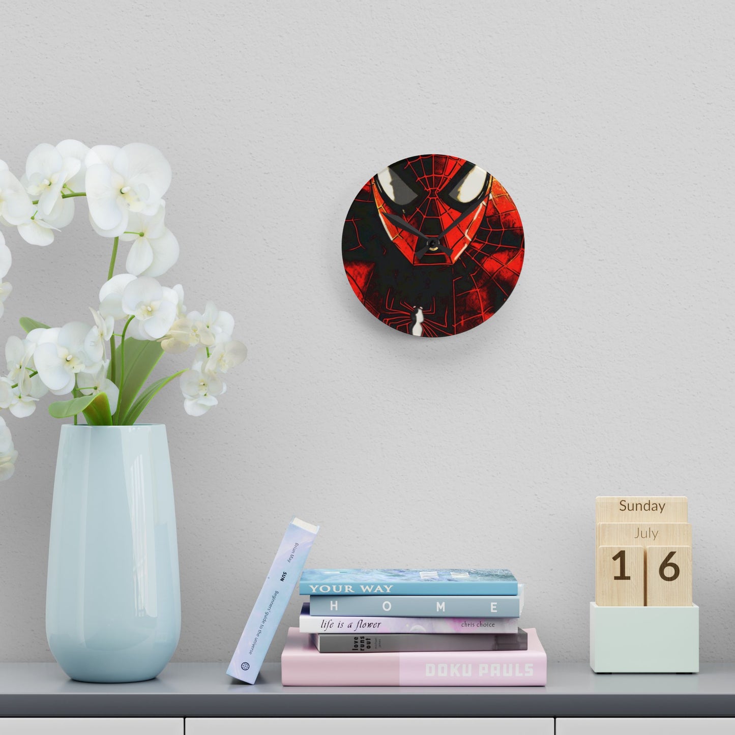 Spider-Man Acrylic Wall Clock