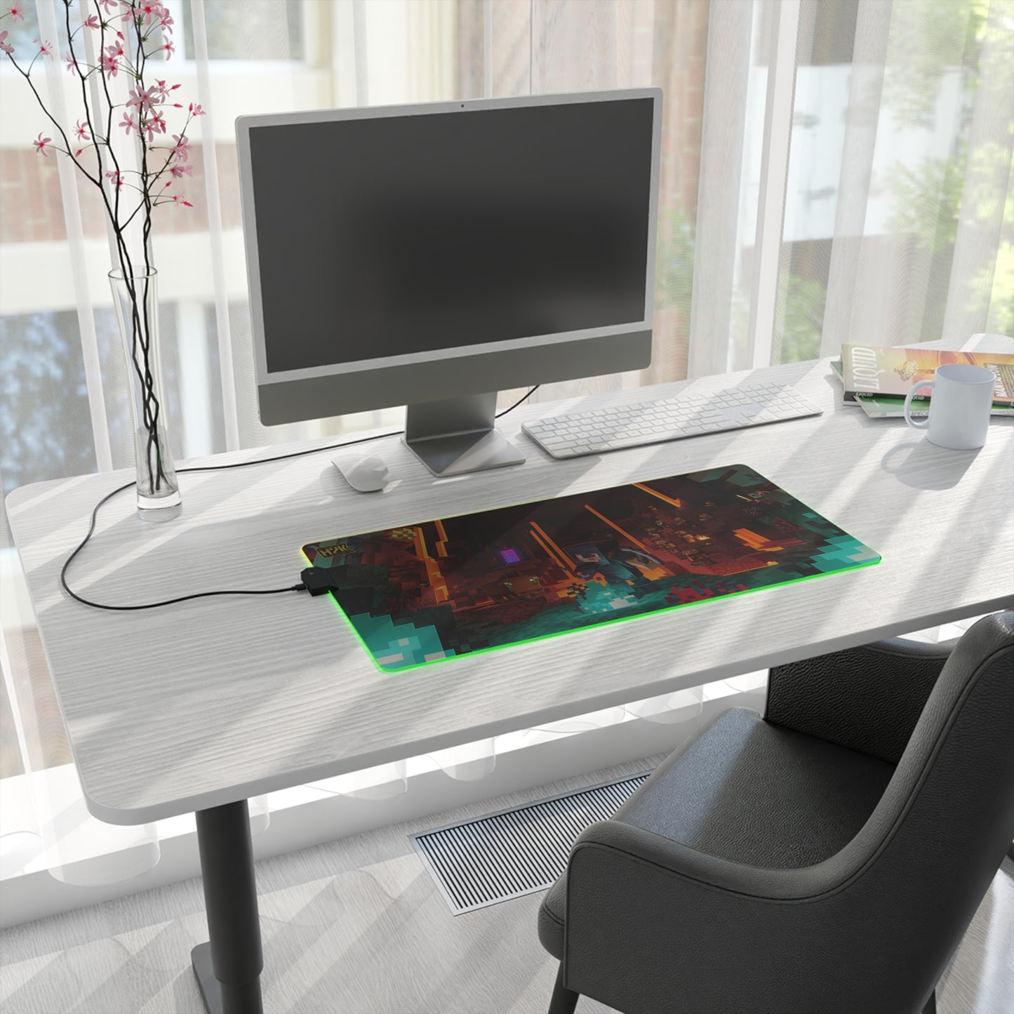 Minecraft H2k LED Gaming Mouse Pad