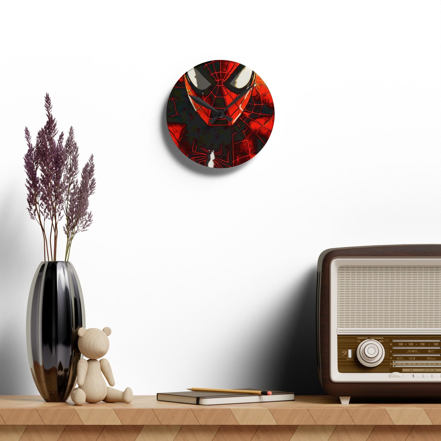 Spider-Man Acrylic Wall Clock