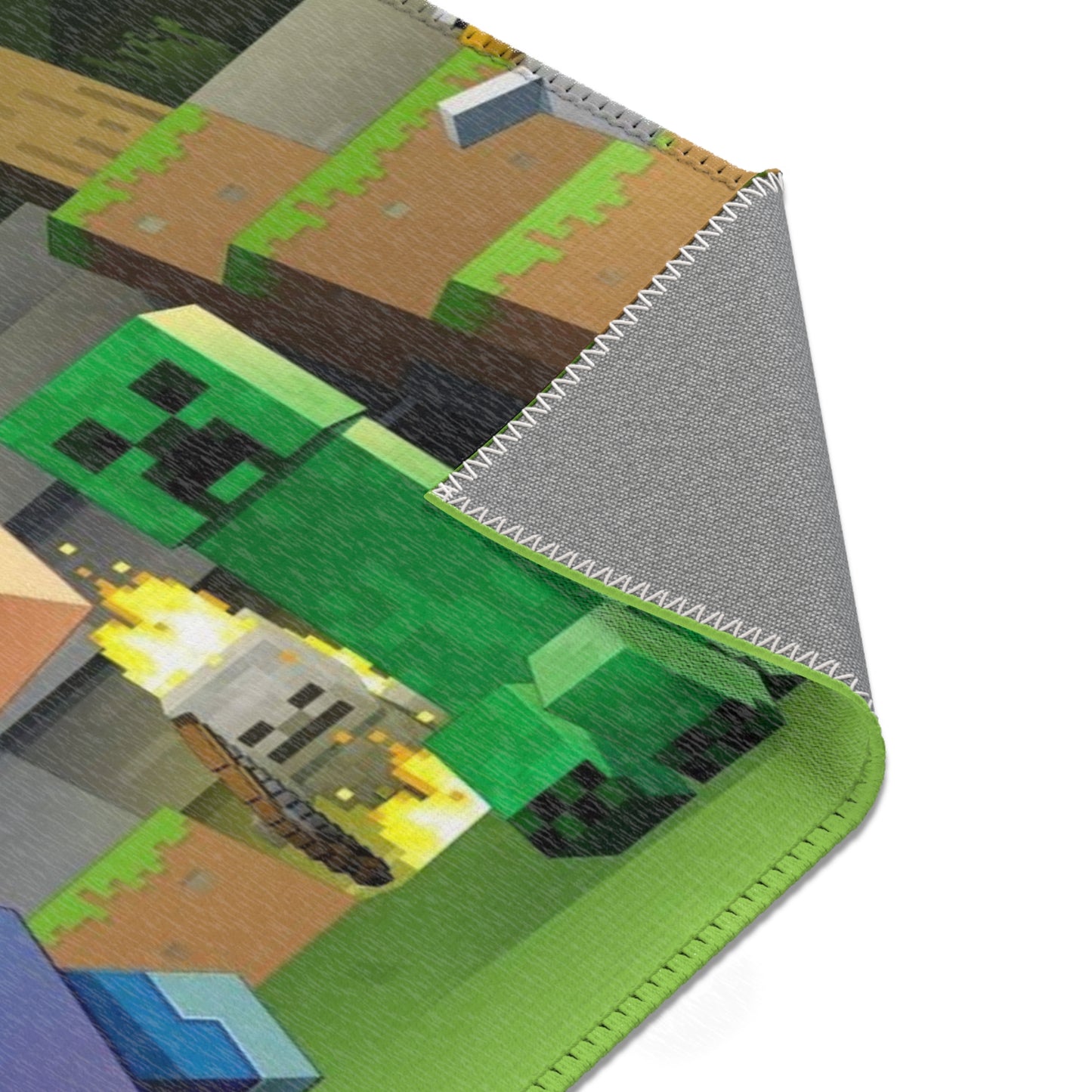 Minecraft-Themed Area Rug for Gamers
