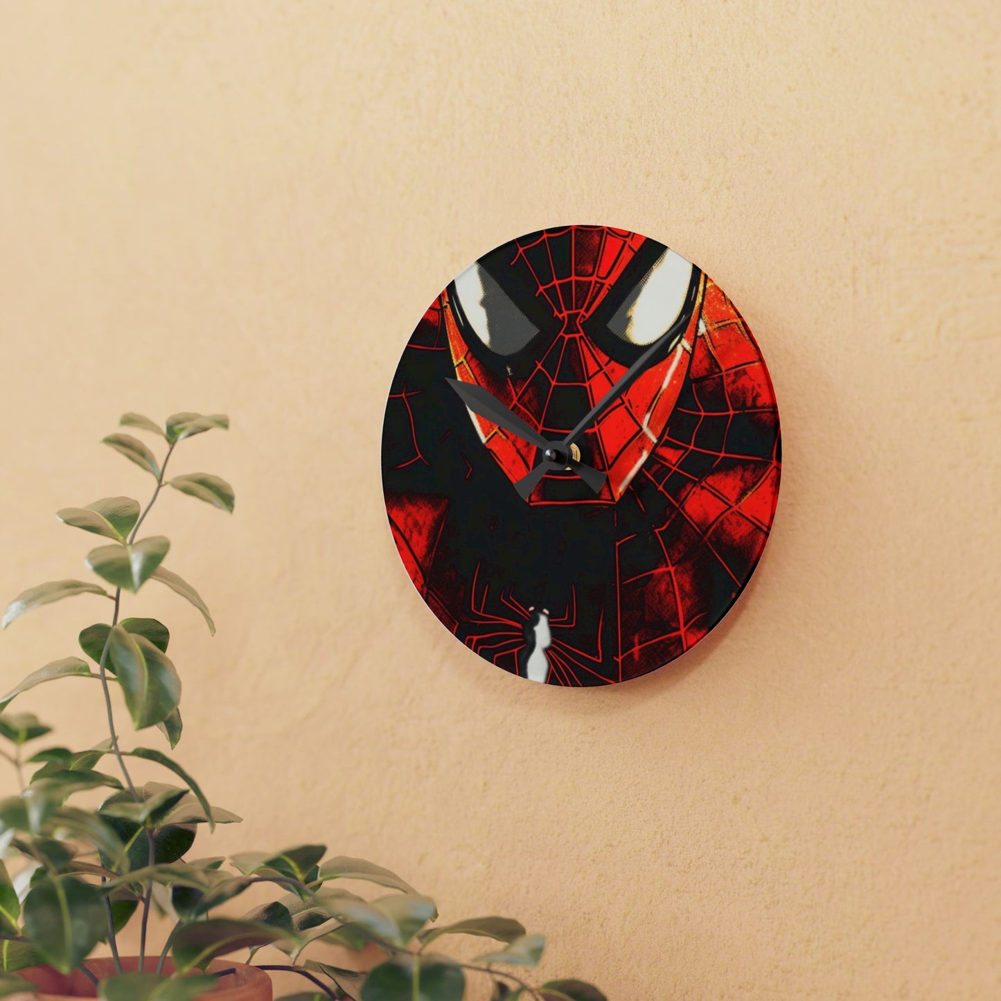 Spider-Man Acrylic Wall Clock