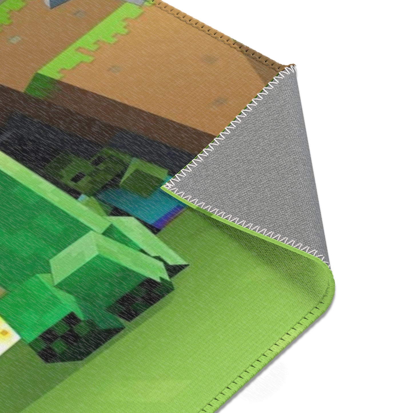 Minecraft-Themed Area Rug for Gamers