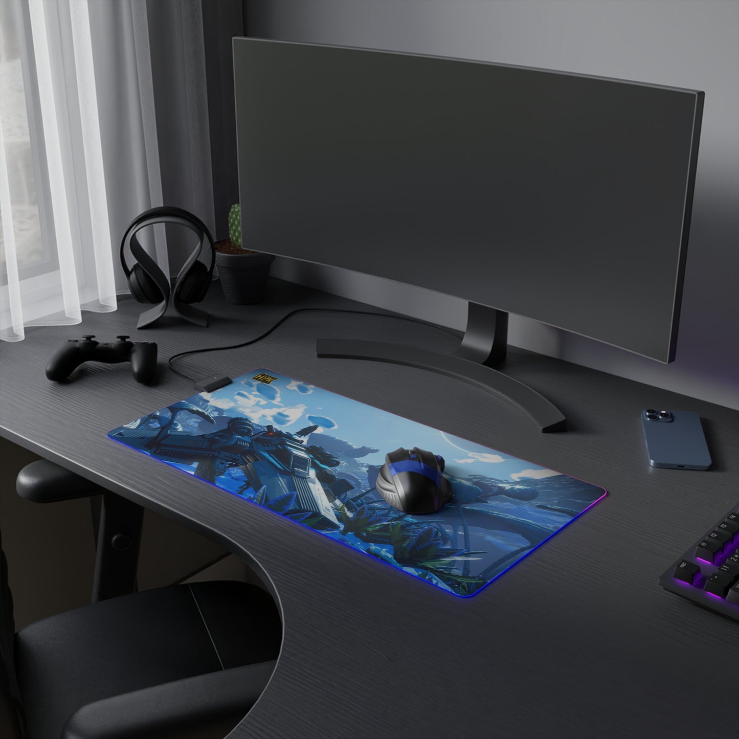 No Man's Sky H2K LED Gaming Mouse Pad