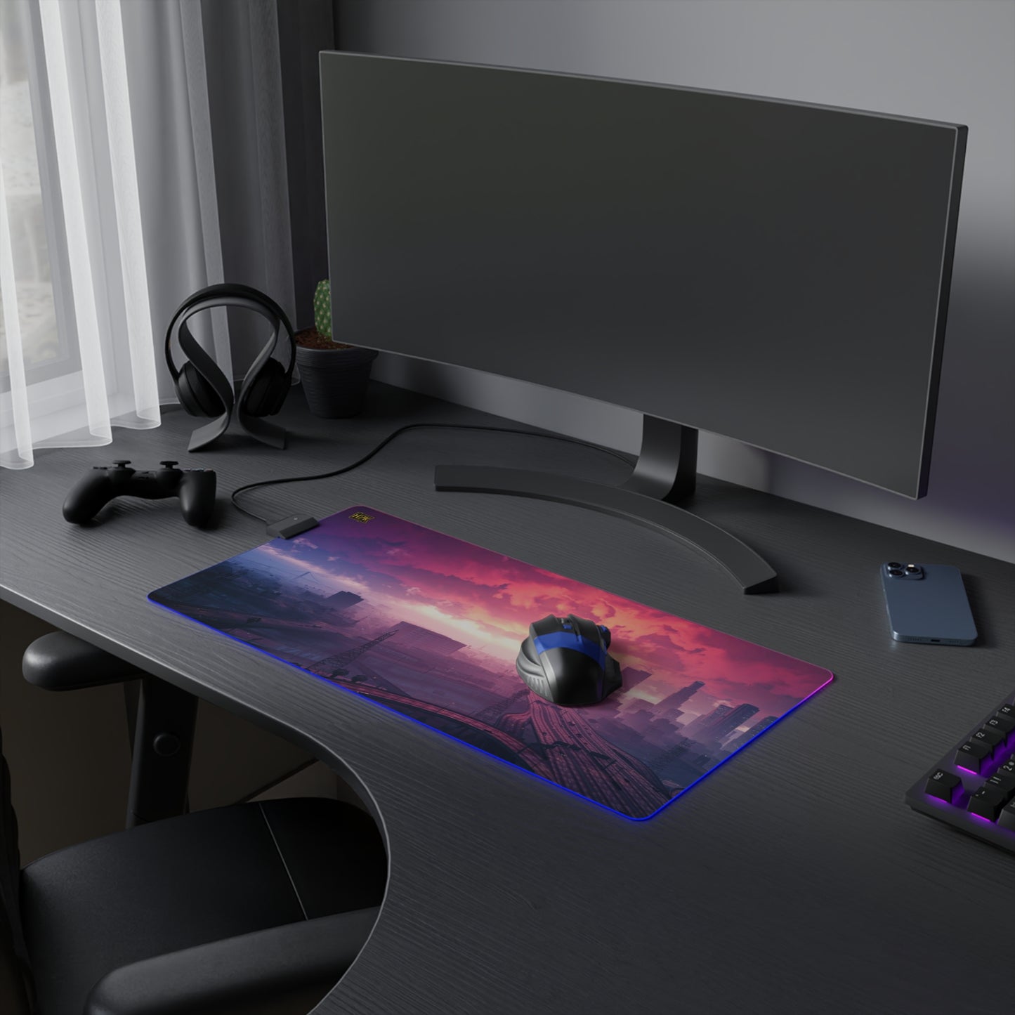 GTA H2k LED Gaming Mouse Pad