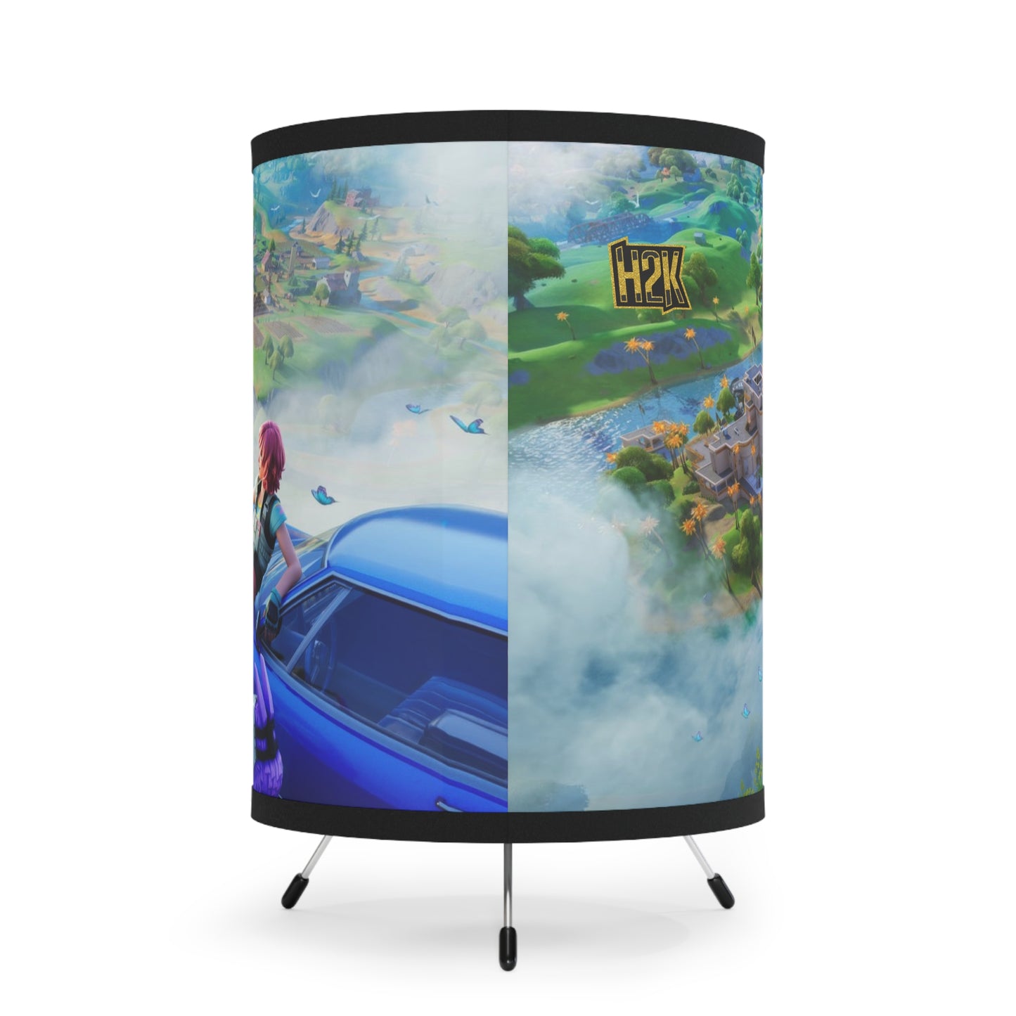 H2K Fortnite Tripod Lamp, Game Room Decor