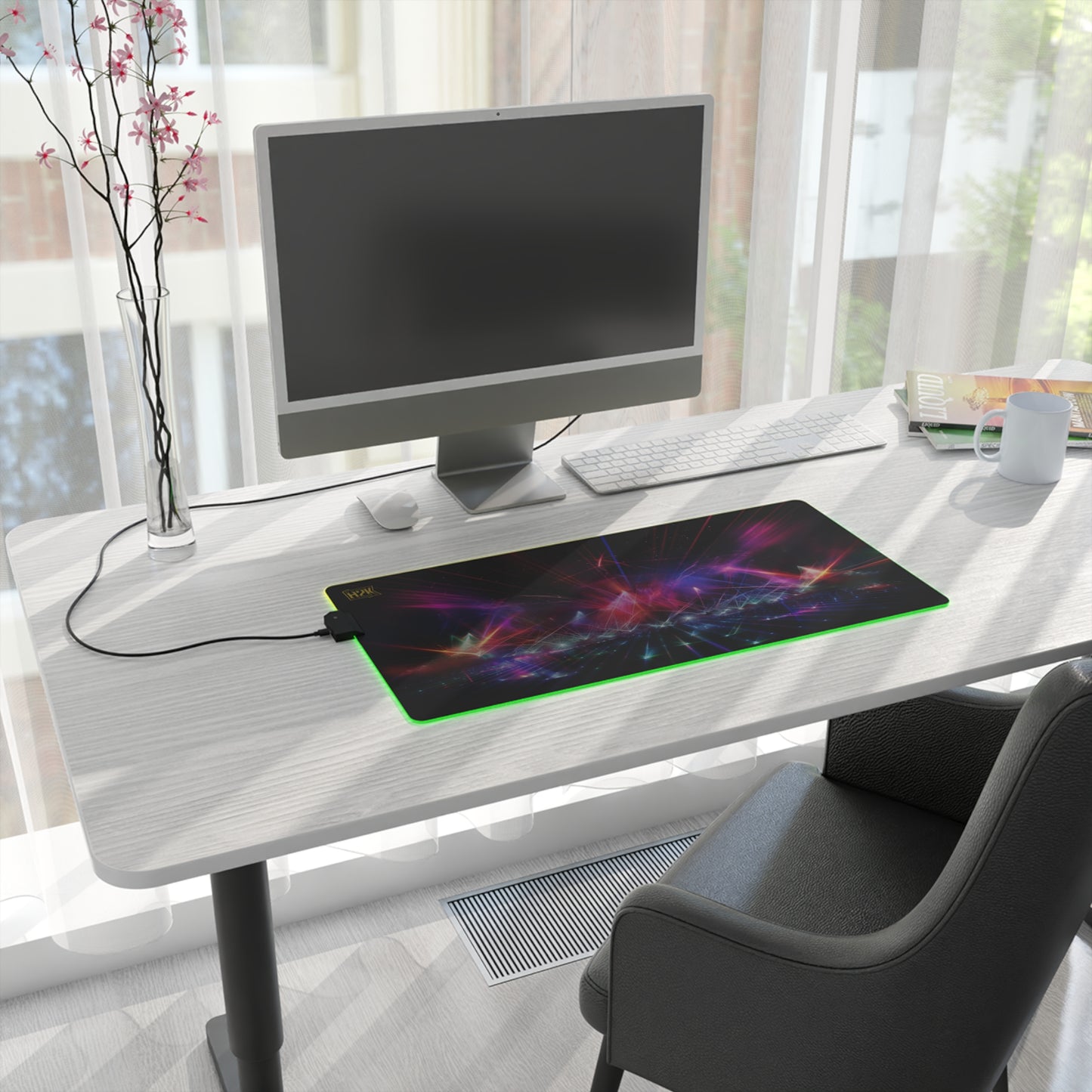 H2K RGB LED Gaming Mouse Pad