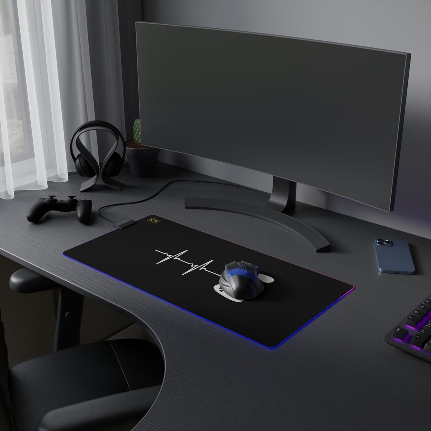 Heart Beak H2k LED Gaming Mouse Pad