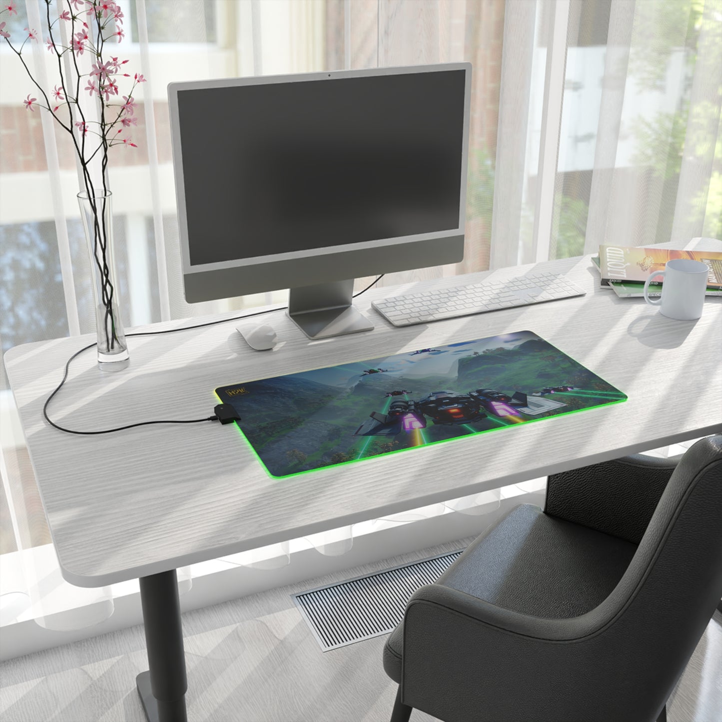No Mna's Sky H2K LED Gaming Mouse Pad