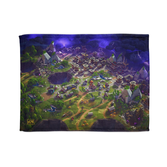 H2K Fantasy Adventure Throw Blanket, Cozy Plush Fabric Blanket, Perfect Gift for Gamers, Video Game Themed Home Decor, Soft Touch [...]
