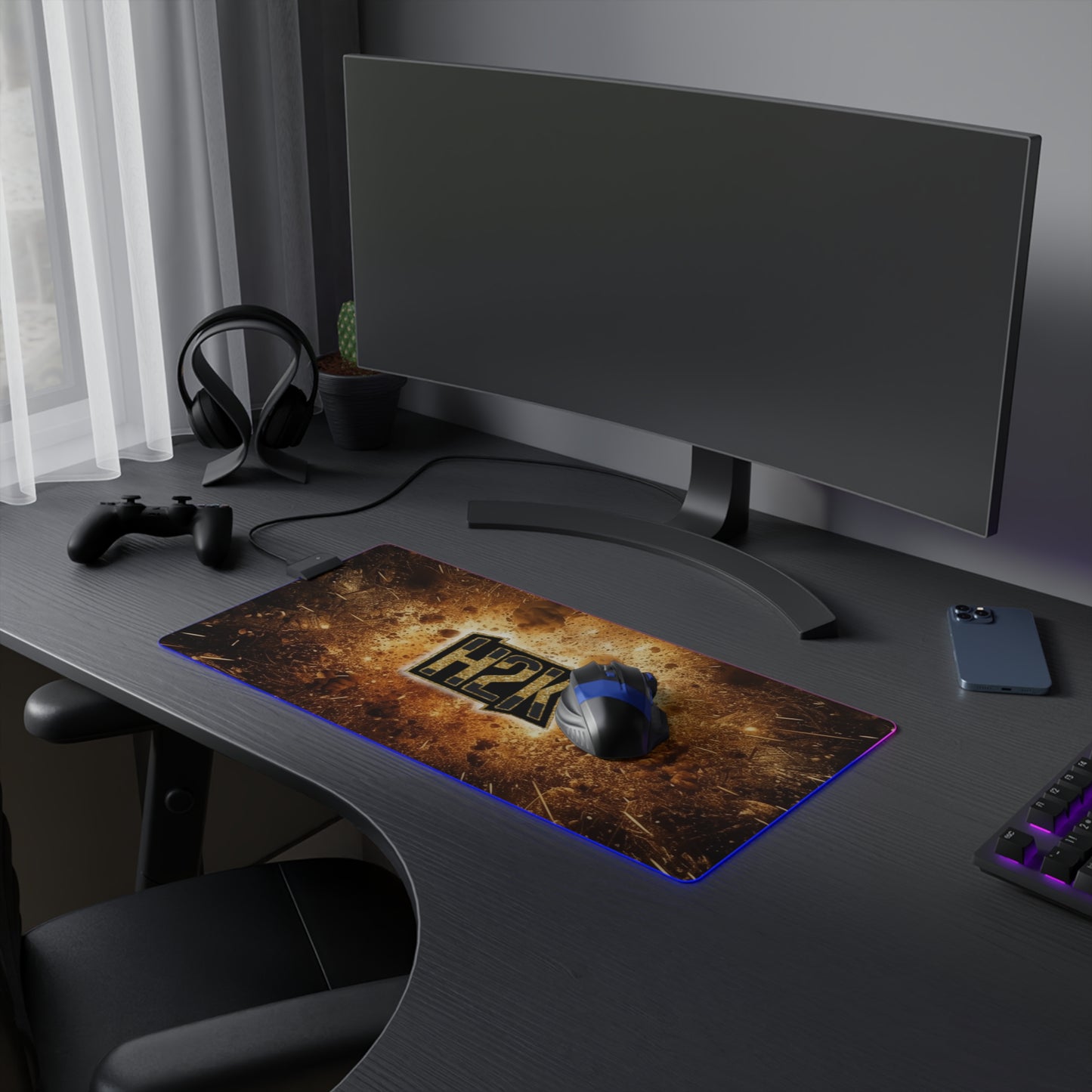 H2K LED Gaming Mouse Pad