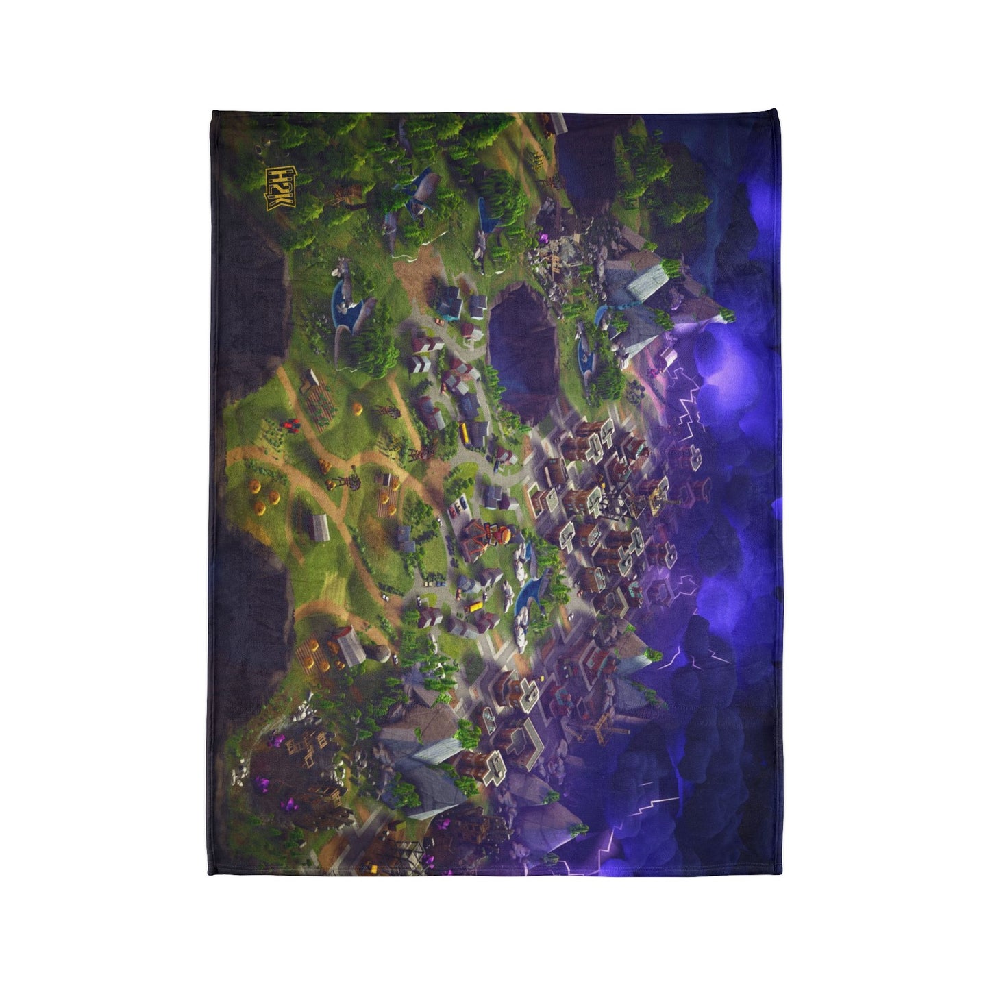 H2K Fantasy Adventure Throw Blanket, Cozy Plush Fabric Blanket, Perfect Gift for Gamers, Video Game Themed Home Decor, Soft Touch [...]