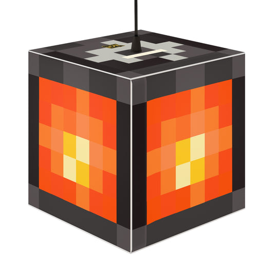 H2K Cube Lamp, Minecraft Inspired Decorative Lighting